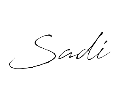 Sadi stylish signature style. Best Handwritten Sign (Antro_Vectra) for my name. Handwritten Signature Collection Ideas for my name Sadi. Sadi signature style 6 images and pictures png