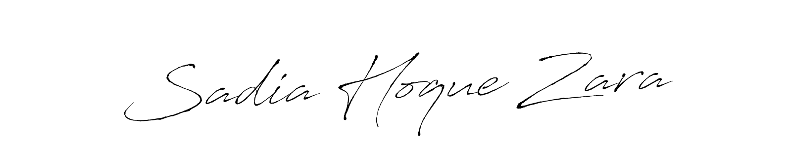 How to make Sadia Hoque Zara signature? Antro_Vectra is a professional autograph style. Create handwritten signature for Sadia Hoque Zara name. Sadia Hoque Zara signature style 6 images and pictures png