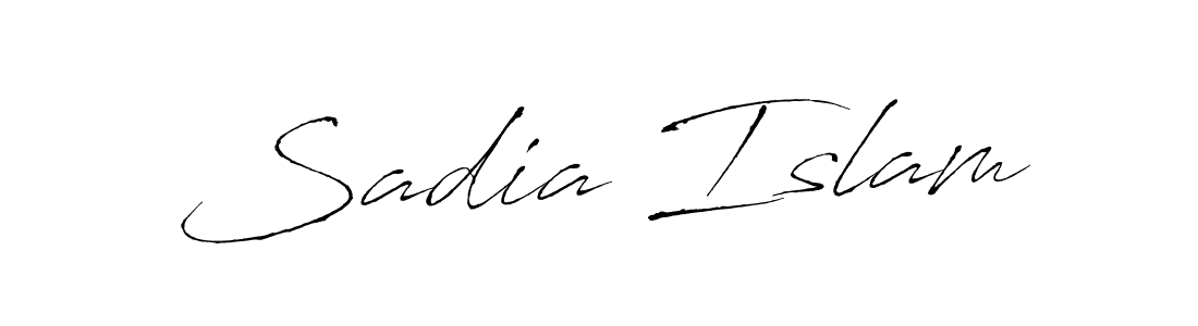 Sadia Islam stylish signature style. Best Handwritten Sign (Antro_Vectra) for my name. Handwritten Signature Collection Ideas for my name Sadia Islam. Sadia Islam signature style 6 images and pictures png