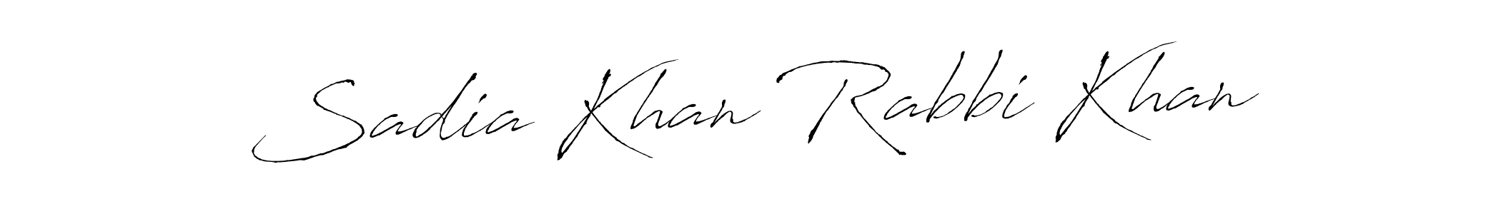 Also we have Sadia Khan Rabbi Khan name is the best signature style. Create professional handwritten signature collection using Antro_Vectra autograph style. Sadia Khan Rabbi Khan signature style 6 images and pictures png
