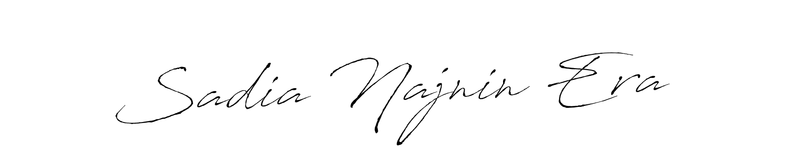 How to make Sadia Najnin Era signature? Antro_Vectra is a professional autograph style. Create handwritten signature for Sadia Najnin Era name. Sadia Najnin Era signature style 6 images and pictures png