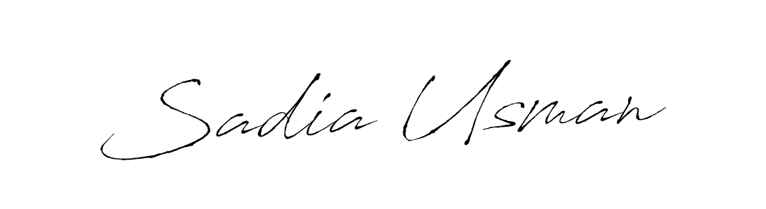 This is the best signature style for the Sadia Usman name. Also you like these signature font (Antro_Vectra). Mix name signature. Sadia Usman signature style 6 images and pictures png