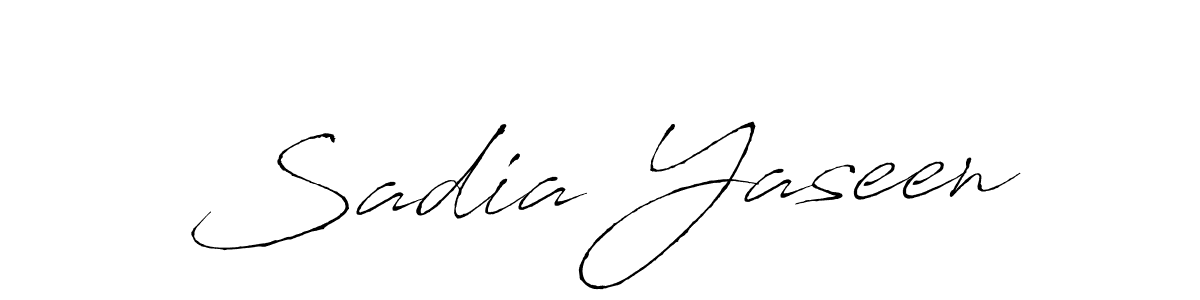 Make a beautiful signature design for name Sadia Yaseen. Use this online signature maker to create a handwritten signature for free. Sadia Yaseen signature style 6 images and pictures png
