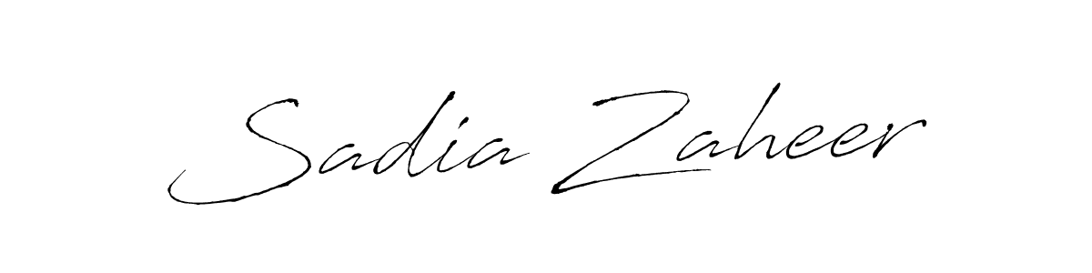 It looks lik you need a new signature style for name Sadia Zaheer. Design unique handwritten (Antro_Vectra) signature with our free signature maker in just a few clicks. Sadia Zaheer signature style 6 images and pictures png