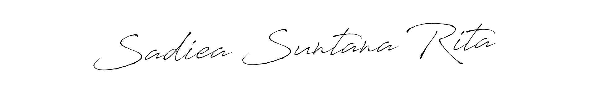 Make a beautiful signature design for name Sadiea Suntana Rita. Use this online signature maker to create a handwritten signature for free. Sadiea Suntana Rita signature style 6 images and pictures png