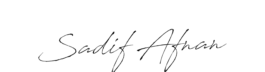 Design your own signature with our free online signature maker. With this signature software, you can create a handwritten (Antro_Vectra) signature for name Sadif Afnan. Sadif Afnan signature style 6 images and pictures png