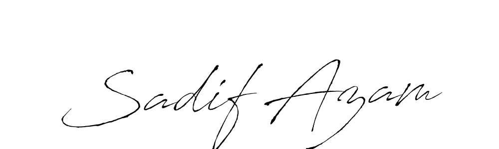 Also You can easily find your signature by using the search form. We will create Sadif Azam name handwritten signature images for you free of cost using Antro_Vectra sign style. Sadif Azam signature style 6 images and pictures png