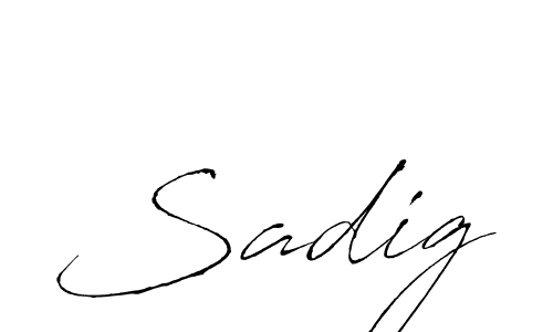 Create a beautiful signature design for name Sadig. With this signature (Antro_Vectra) fonts, you can make a handwritten signature for free. Sadig signature style 6 images and pictures png