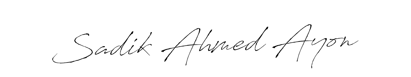 Similarly Antro_Vectra is the best handwritten signature design. Signature creator online .You can use it as an online autograph creator for name Sadik Ahmed Ayon. Sadik Ahmed Ayon signature style 6 images and pictures png