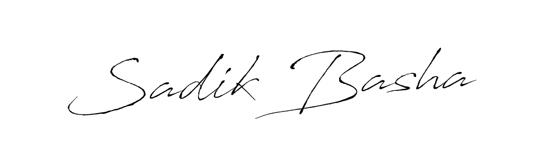 Also You can easily find your signature by using the search form. We will create Sadik Basha name handwritten signature images for you free of cost using Antro_Vectra sign style. Sadik Basha signature style 6 images and pictures png