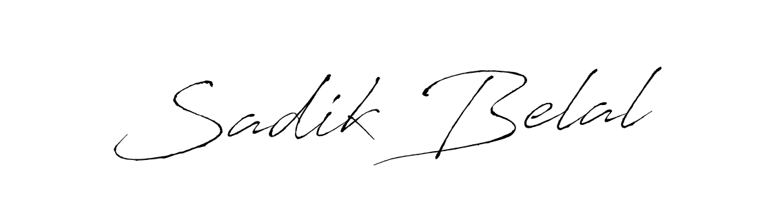 Make a short Sadik Belal signature style. Manage your documents anywhere anytime using Antro_Vectra. Create and add eSignatures, submit forms, share and send files easily. Sadik Belal signature style 6 images and pictures png