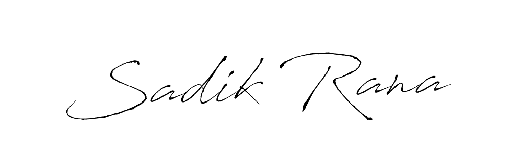 Use a signature maker to create a handwritten signature online. With this signature software, you can design (Antro_Vectra) your own signature for name Sadik Rana. Sadik Rana signature style 6 images and pictures png