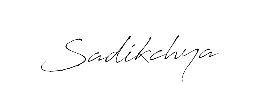 How to make Sadikchya name signature. Use Antro_Vectra style for creating short signs online. This is the latest handwritten sign. Sadikchya signature style 6 images and pictures png
