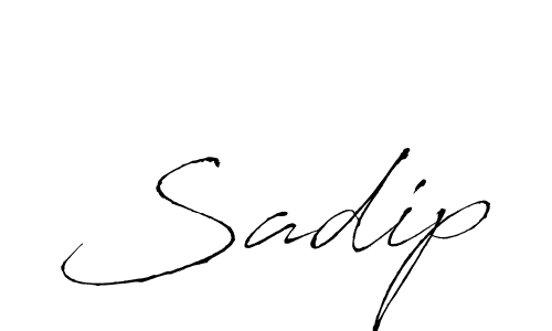 Antro_Vectra is a professional signature style that is perfect for those who want to add a touch of class to their signature. It is also a great choice for those who want to make their signature more unique. Get Sadip name to fancy signature for free. Sadip signature style 6 images and pictures png