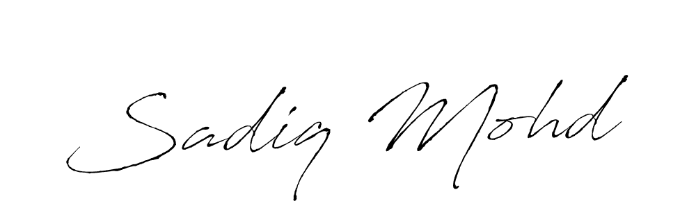 Antro_Vectra is a professional signature style that is perfect for those who want to add a touch of class to their signature. It is also a great choice for those who want to make their signature more unique. Get Sadiq Mohd name to fancy signature for free. Sadiq Mohd signature style 6 images and pictures png