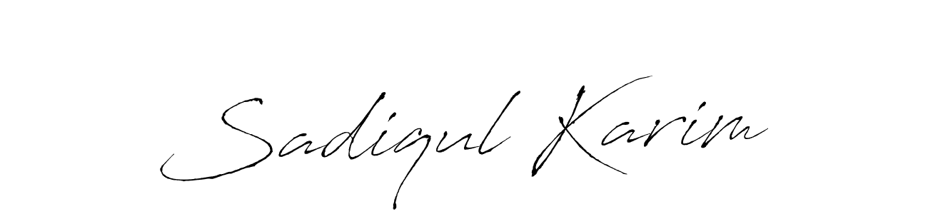 You should practise on your own different ways (Antro_Vectra) to write your name (Sadiqul Karim) in signature. don't let someone else do it for you. Sadiqul Karim signature style 6 images and pictures png