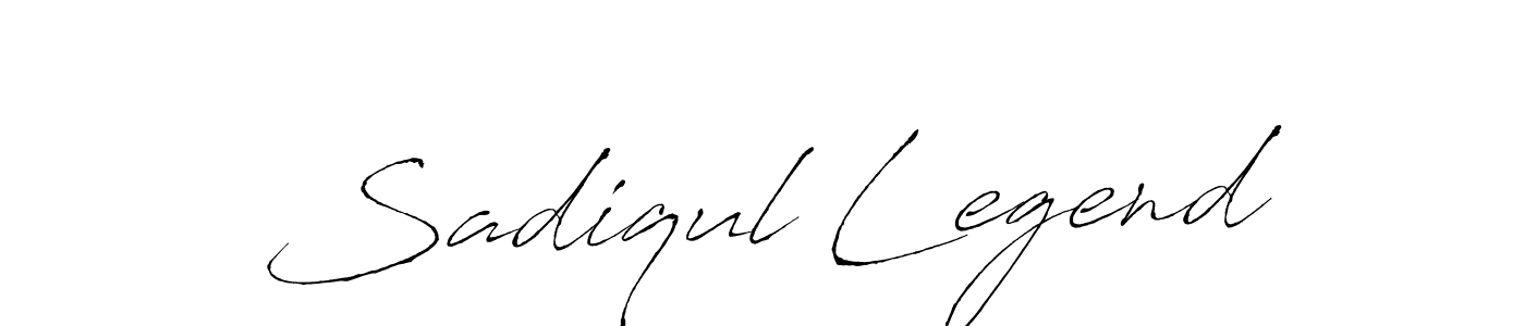 Also we have Sadiqul Legend name is the best signature style. Create professional handwritten signature collection using Antro_Vectra autograph style. Sadiqul Legend signature style 6 images and pictures png
