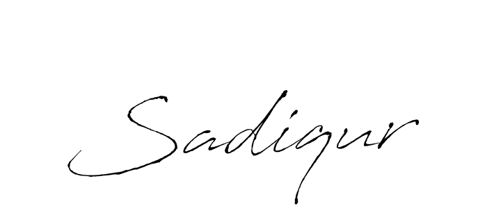 Use a signature maker to create a handwritten signature online. With this signature software, you can design (Antro_Vectra) your own signature for name Sadiqur. Sadiqur signature style 6 images and pictures png