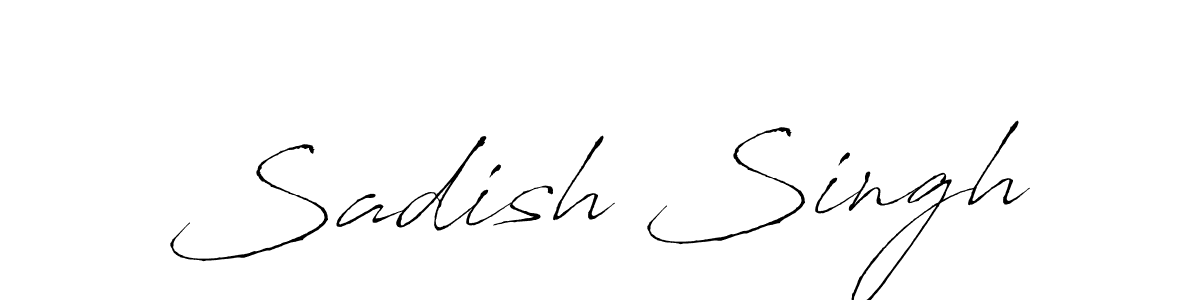 Also You can easily find your signature by using the search form. We will create Sadish Singh name handwritten signature images for you free of cost using Antro_Vectra sign style. Sadish Singh signature style 6 images and pictures png