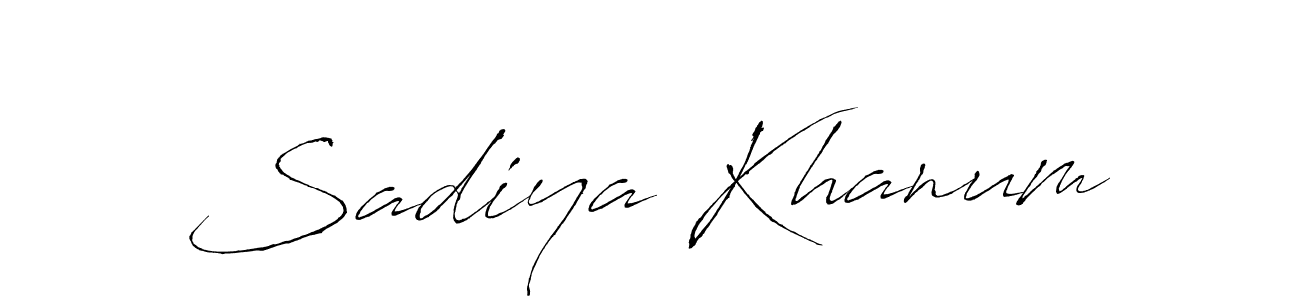 Also You can easily find your signature by using the search form. We will create Sadiya Khanum name handwritten signature images for you free of cost using Antro_Vectra sign style. Sadiya Khanum signature style 6 images and pictures png