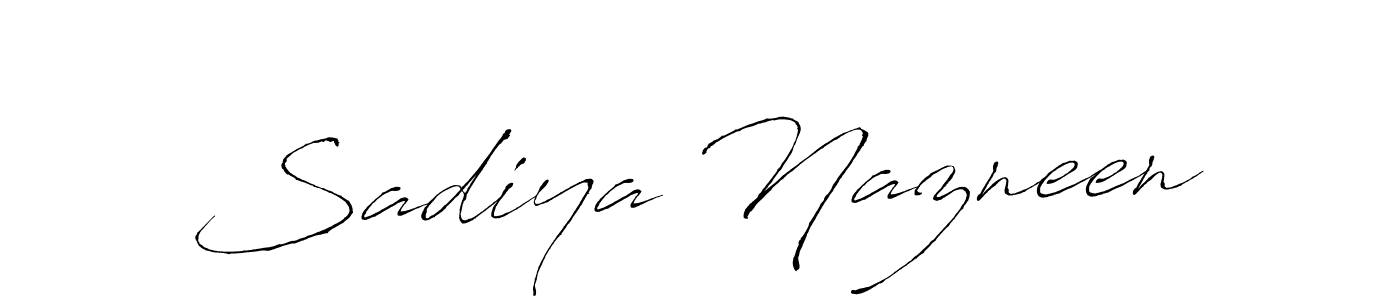 Similarly Antro_Vectra is the best handwritten signature design. Signature creator online .You can use it as an online autograph creator for name Sadiya Nazneen. Sadiya Nazneen signature style 6 images and pictures png