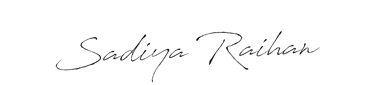 Make a short Sadiya Raihan signature style. Manage your documents anywhere anytime using Antro_Vectra. Create and add eSignatures, submit forms, share and send files easily. Sadiya Raihan signature style 6 images and pictures png