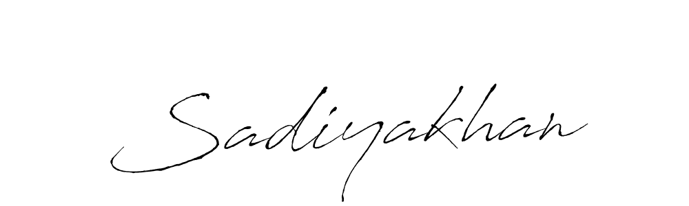 Also You can easily find your signature by using the search form. We will create Sadiyakhan name handwritten signature images for you free of cost using Antro_Vectra sign style. Sadiyakhan signature style 6 images and pictures png