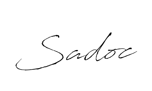 You should practise on your own different ways (Antro_Vectra) to write your name (Sadoc) in signature. don't let someone else do it for you. Sadoc signature style 6 images and pictures png