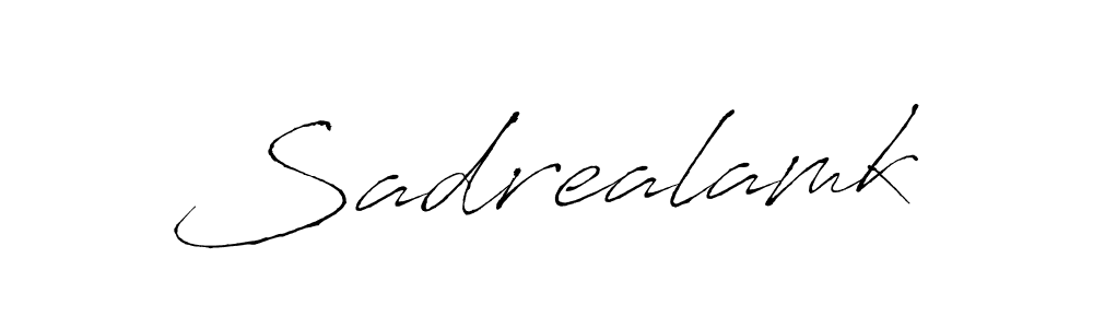 Sadrealamk stylish signature style. Best Handwritten Sign (Antro_Vectra) for my name. Handwritten Signature Collection Ideas for my name Sadrealamk. Sadrealamk signature style 6 images and pictures png