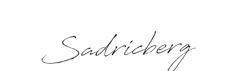 How to make Sadricberg signature? Antro_Vectra is a professional autograph style. Create handwritten signature for Sadricberg name. Sadricberg signature style 6 images and pictures png