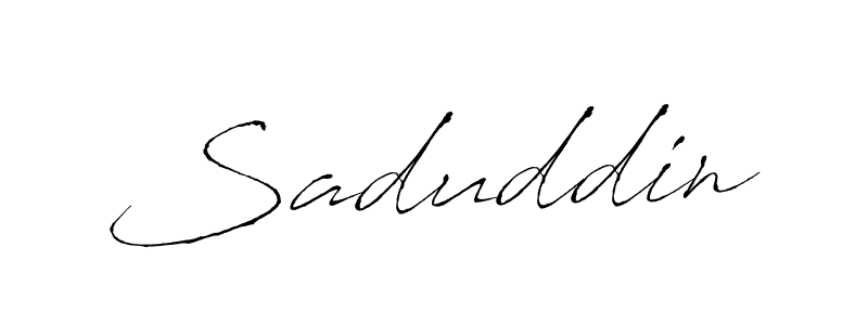 Also we have Saduddin name is the best signature style. Create professional handwritten signature collection using Antro_Vectra autograph style. Saduddin signature style 6 images and pictures png