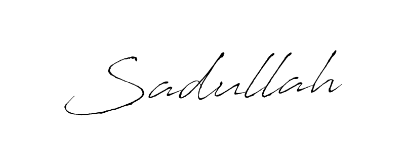 Antro_Vectra is a professional signature style that is perfect for those who want to add a touch of class to their signature. It is also a great choice for those who want to make their signature more unique. Get Sadullah name to fancy signature for free. Sadullah signature style 6 images and pictures png