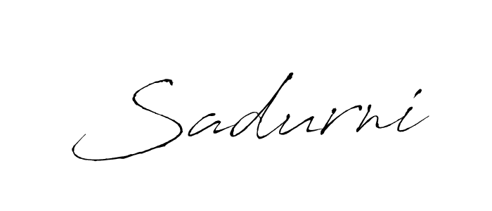 Also You can easily find your signature by using the search form. We will create Sadurni name handwritten signature images for you free of cost using Antro_Vectra sign style. Sadurni signature style 6 images and pictures png