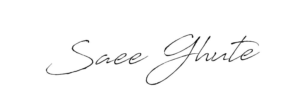 This is the best signature style for the Saee Ghute name. Also you like these signature font (Antro_Vectra). Mix name signature. Saee Ghute signature style 6 images and pictures png