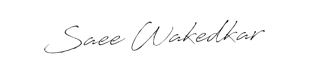 Make a short Saee Wakedkar signature style. Manage your documents anywhere anytime using Antro_Vectra. Create and add eSignatures, submit forms, share and send files easily. Saee Wakedkar signature style 6 images and pictures png