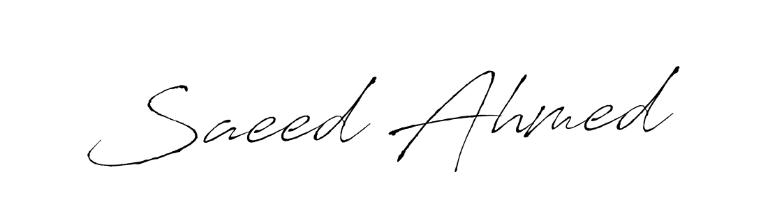 Make a beautiful signature design for name Saeed Ahmed. Use this online signature maker to create a handwritten signature for free. Saeed Ahmed signature style 6 images and pictures png