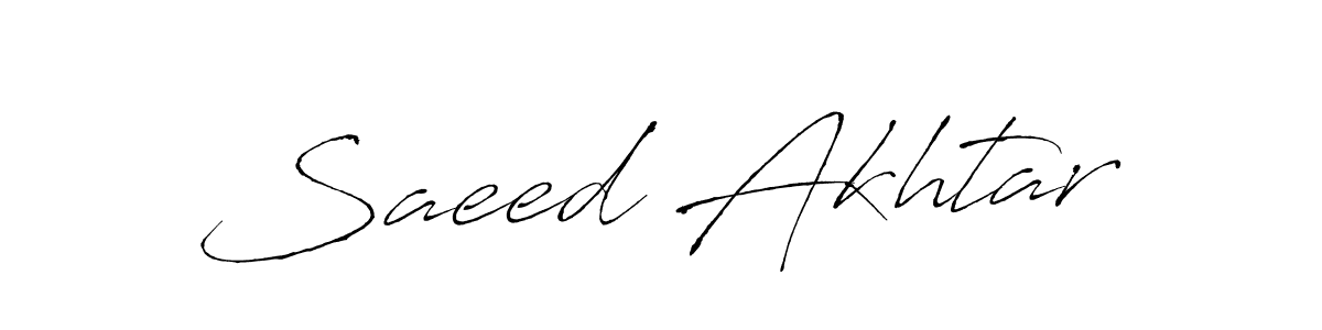 How to make Saeed Akhtar signature? Antro_Vectra is a professional autograph style. Create handwritten signature for Saeed Akhtar name. Saeed Akhtar signature style 6 images and pictures png