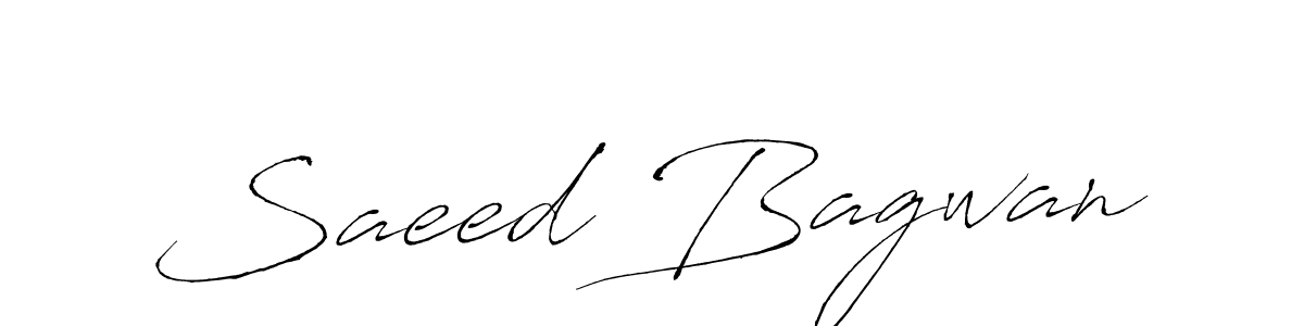 Saeed Bagwan stylish signature style. Best Handwritten Sign (Antro_Vectra) for my name. Handwritten Signature Collection Ideas for my name Saeed Bagwan. Saeed Bagwan signature style 6 images and pictures png