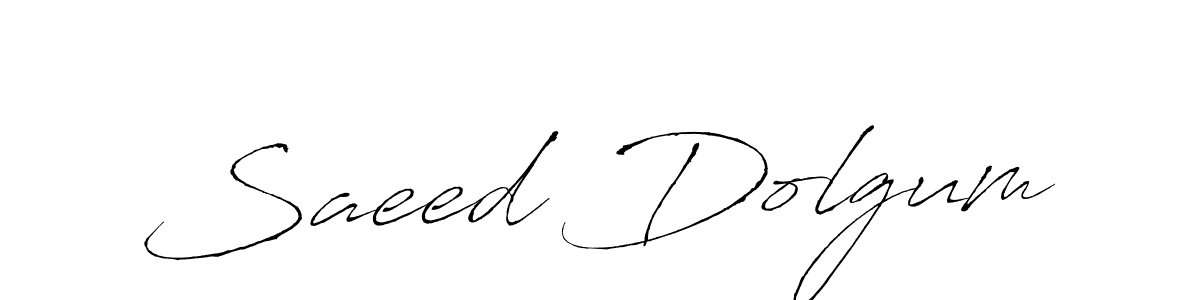 Create a beautiful signature design for name Saeed Dolgum. With this signature (Antro_Vectra) fonts, you can make a handwritten signature for free. Saeed Dolgum signature style 6 images and pictures png