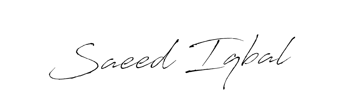 Make a short Saeed Iqbal signature style. Manage your documents anywhere anytime using Antro_Vectra. Create and add eSignatures, submit forms, share and send files easily. Saeed Iqbal signature style 6 images and pictures png