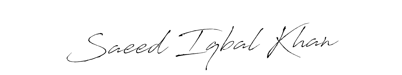 You should practise on your own different ways (Antro_Vectra) to write your name (Saeed Iqbal Khan) in signature. don't let someone else do it for you. Saeed Iqbal Khan signature style 6 images and pictures png