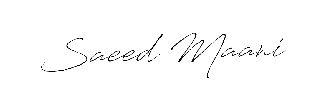 The best way (Antro_Vectra) to make a short signature is to pick only two or three words in your name. The name Saeed Maani include a total of six letters. For converting this name. Saeed Maani signature style 6 images and pictures png