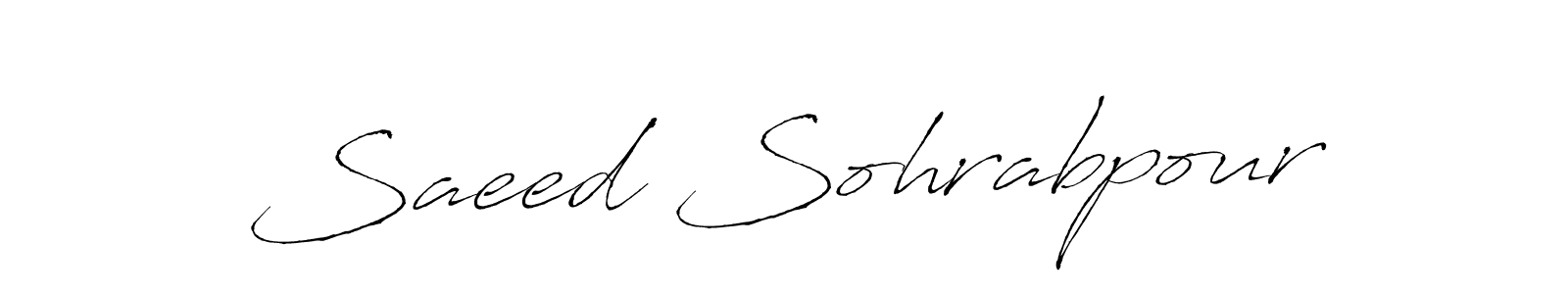 Saeed Sohrabpour stylish signature style. Best Handwritten Sign (Antro_Vectra) for my name. Handwritten Signature Collection Ideas for my name Saeed Sohrabpour. Saeed Sohrabpour signature style 6 images and pictures png