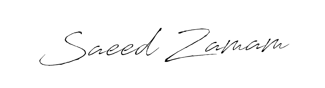 Create a beautiful signature design for name Saeed Zamam. With this signature (Antro_Vectra) fonts, you can make a handwritten signature for free. Saeed Zamam signature style 6 images and pictures png