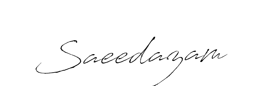 How to make Saeedazam signature? Antro_Vectra is a professional autograph style. Create handwritten signature for Saeedazam name. Saeedazam signature style 6 images and pictures png