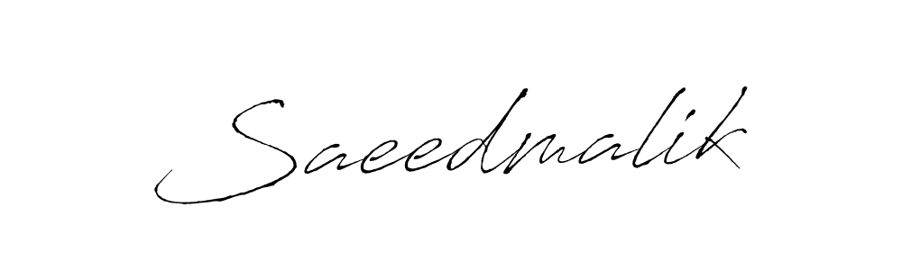 Make a beautiful signature design for name Saeedmalik. With this signature (Antro_Vectra) style, you can create a handwritten signature for free. Saeedmalik signature style 6 images and pictures png