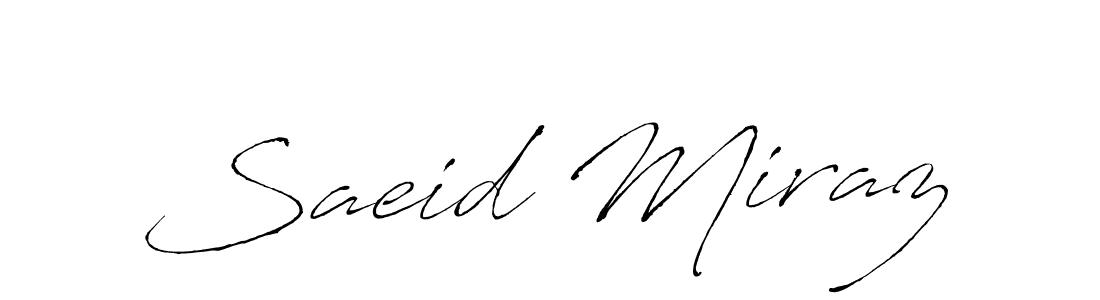 How to make Saeid Miraz signature? Antro_Vectra is a professional autograph style. Create handwritten signature for Saeid Miraz name. Saeid Miraz signature style 6 images and pictures png