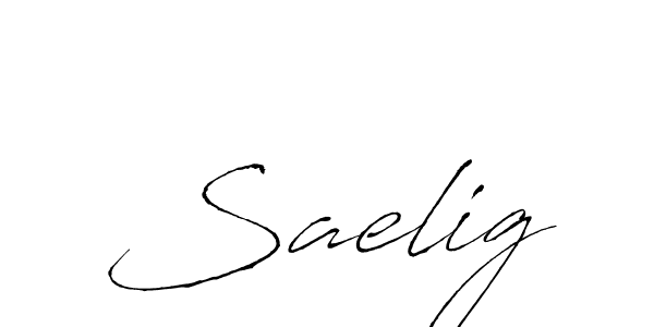 Design your own signature with our free online signature maker. With this signature software, you can create a handwritten (Antro_Vectra) signature for name Saelig. Saelig signature style 6 images and pictures png
