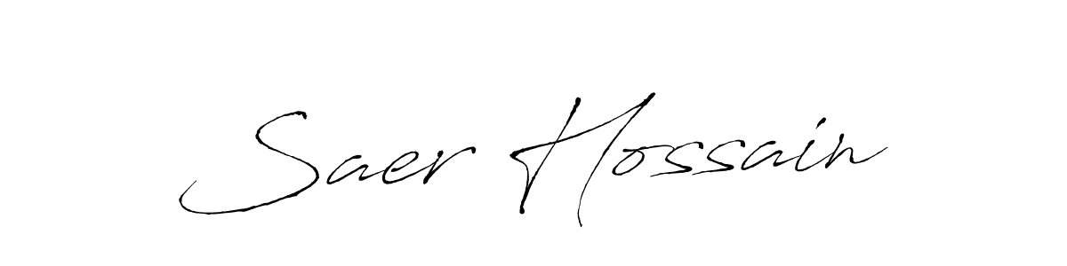 How to make Saer Hossain signature? Antro_Vectra is a professional autograph style. Create handwritten signature for Saer Hossain name. Saer Hossain signature style 6 images and pictures png
