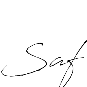 Design your own signature with our free online signature maker. With this signature software, you can create a handwritten (Antro_Vectra) signature for name Saf. Saf signature style 6 images and pictures png